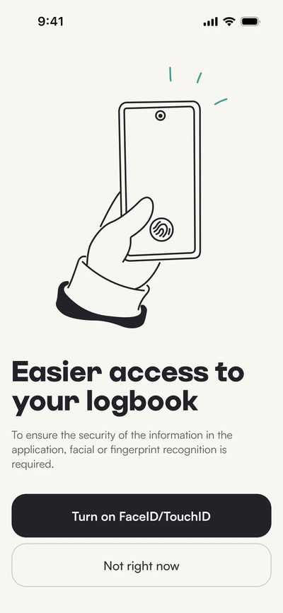 Supporting biometric authentication.
