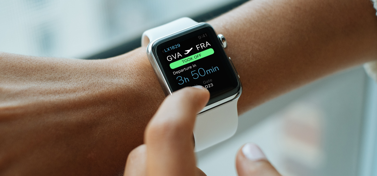 GVApp Europe's first airport app on Apple Watch