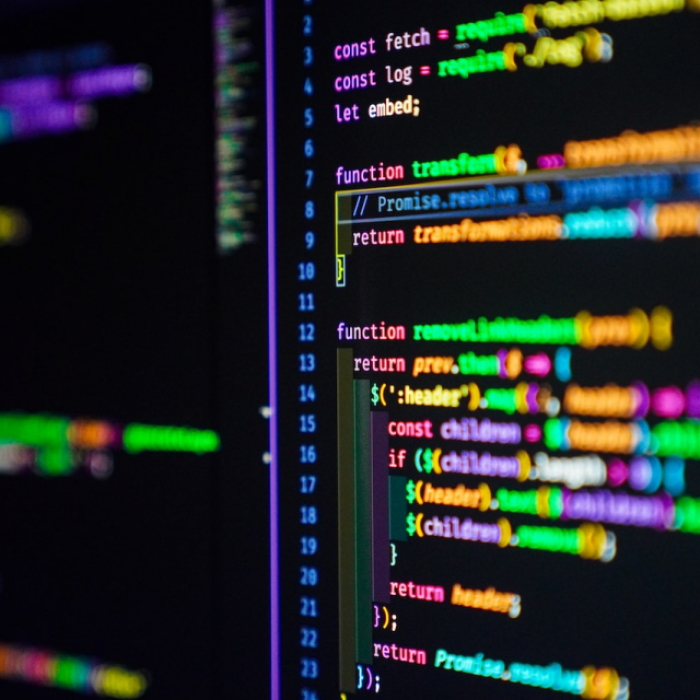 Photo d'un écran d'ordinateur avec du code